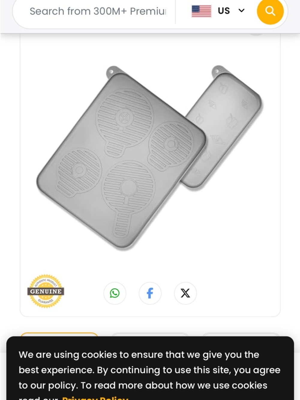 Gray Silicone cover home item 4 available nwt